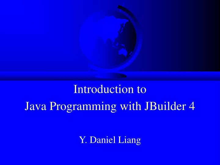 introduction to java programming with jbuilder 4