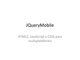 jquerymobile