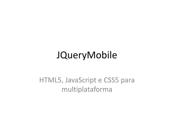 jquerymobile