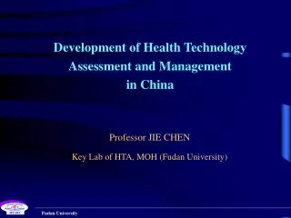 Development of Health Technology Assessment and Management in China