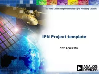 IPN Project template