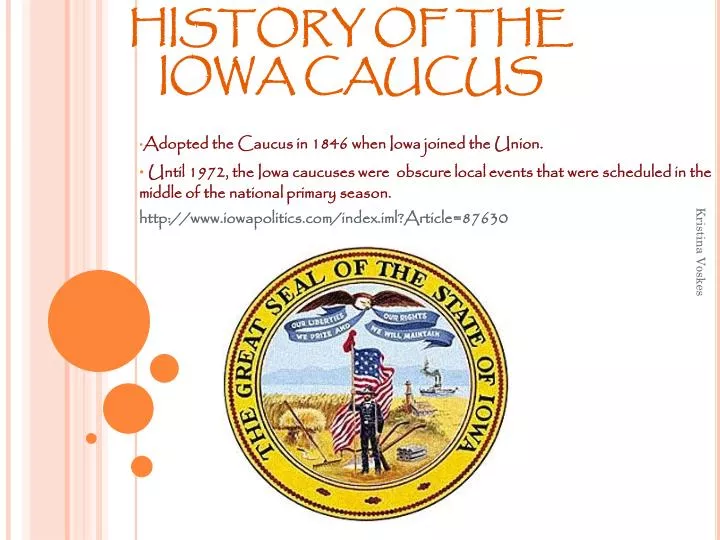 history of the iowa caucus