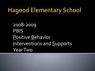 Hagood Elementary School