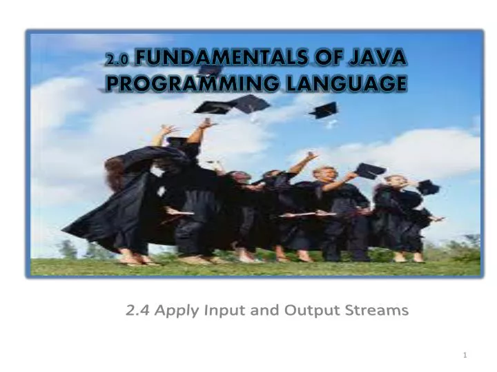 2 0 fundamentals of java programming language