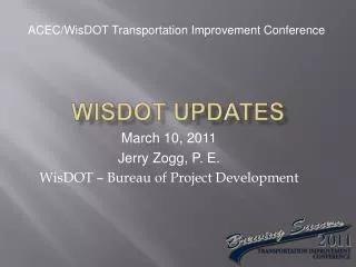 WisDOT Updates