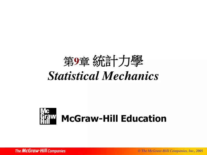 9 statistical mechanics