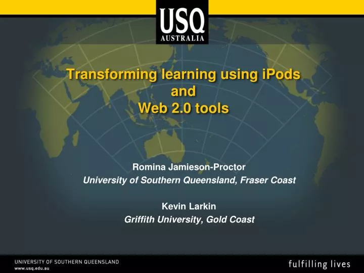 transforming learning using ipods and web 2 0 tools