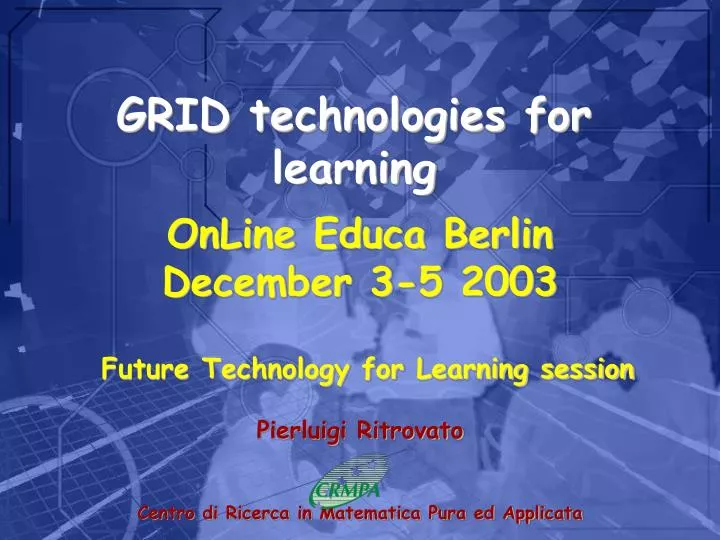 grid technologies for learning