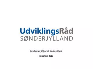 Development Council South Jutland November 2010