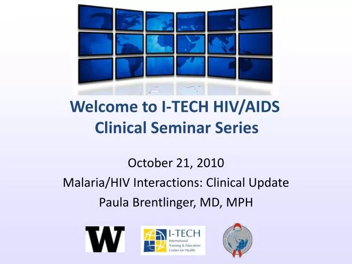 october 21 2010 malaria hiv interactions clinical update paula brentlinger md mph