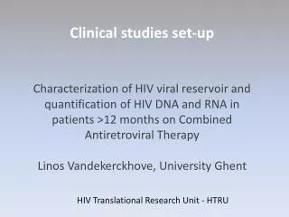 hiv translational research unit htru