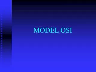 model osi
