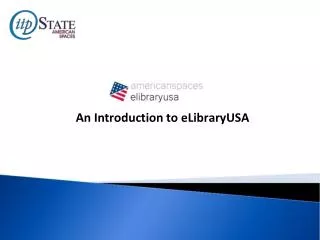 An Introduction to eLibraryUSA