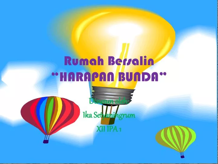 rumah bersalin harapan bunda