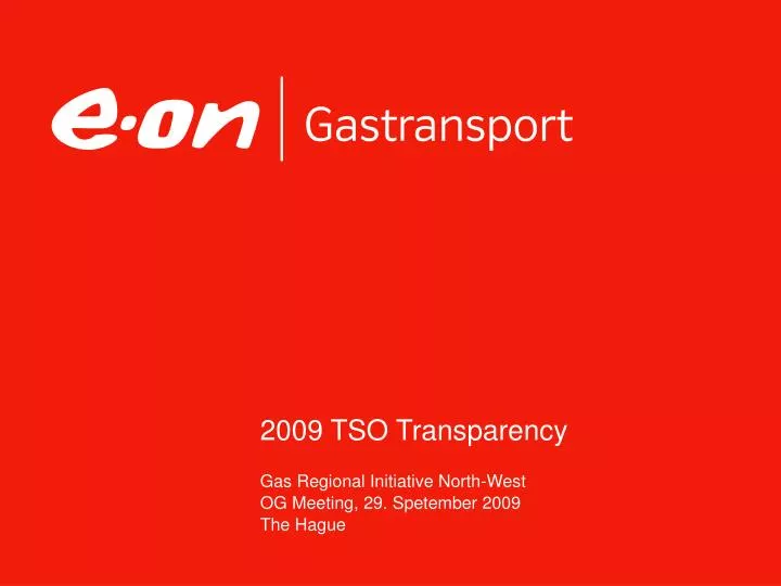 2009 tso transparency