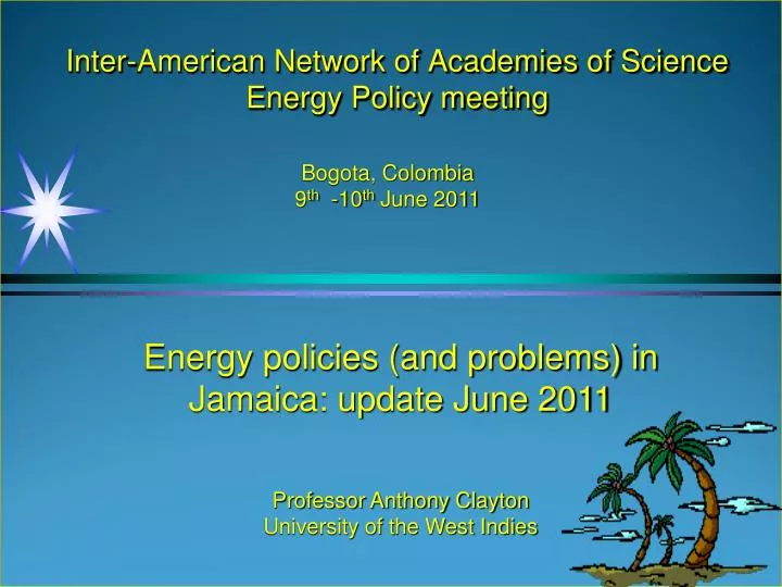 inter american network of academies of science energy policy meeting