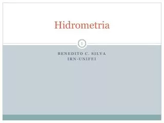 hidrometria