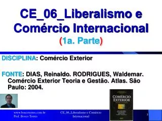ce 06 liberalismo e com rcio internacional 1a parte