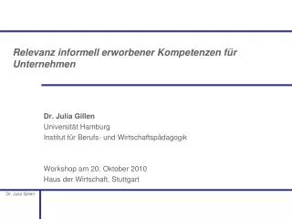 relevanz informell erworbener kompetenzen f r unternehmen