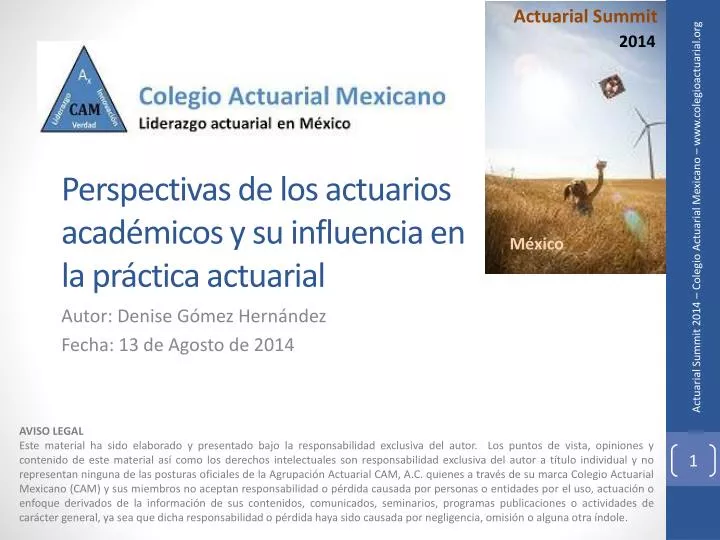 perspectivas de los actuarios acad micos y su influencia en la pr ctica actuarial