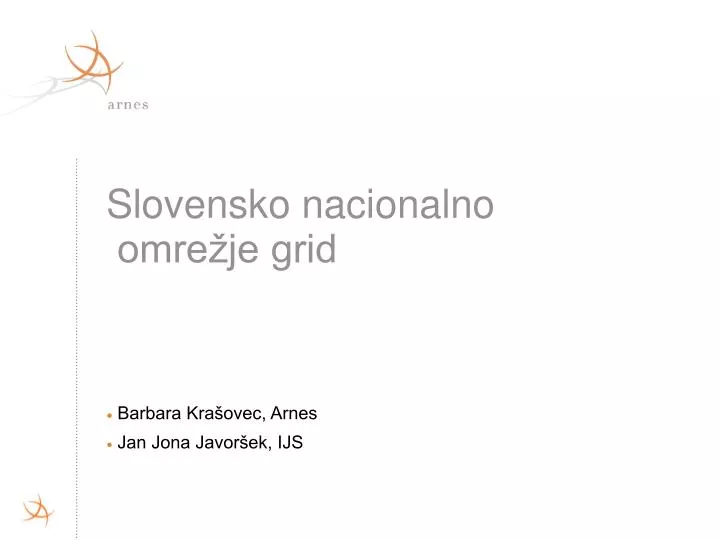 slovensko nacionalno omre je grid