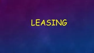 leasing