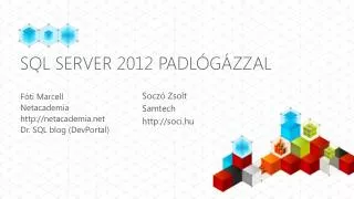 sql server 2012 padl g zzal
