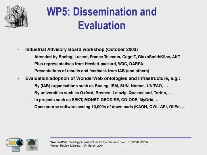 wp5 dissemination and evaluation