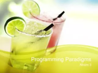 programming paradigms
