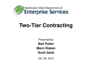 Two-Tier Contracting