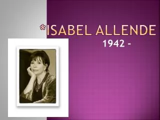 isabel allende