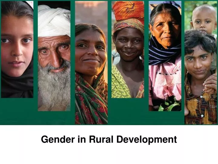 gender in rural development