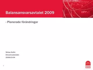 balansansvarsavtalet 2009