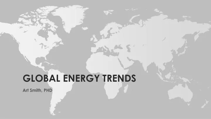 global energy trends