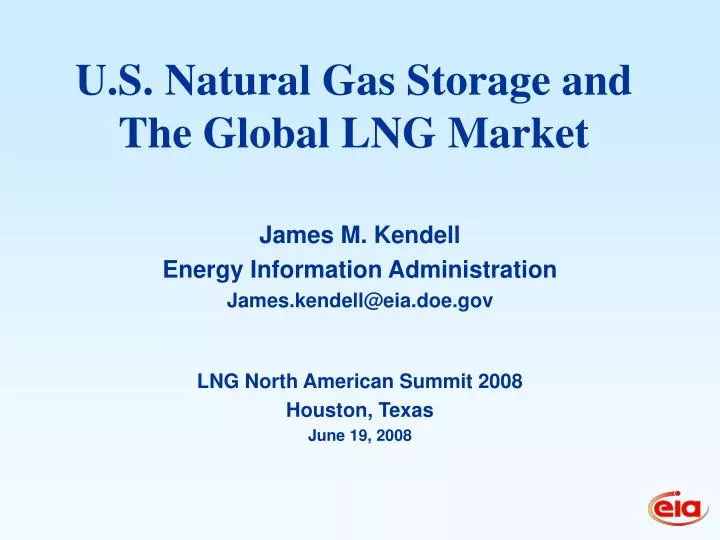 u s natural gas storage and the global lng market
