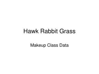 hawk rabbit grass