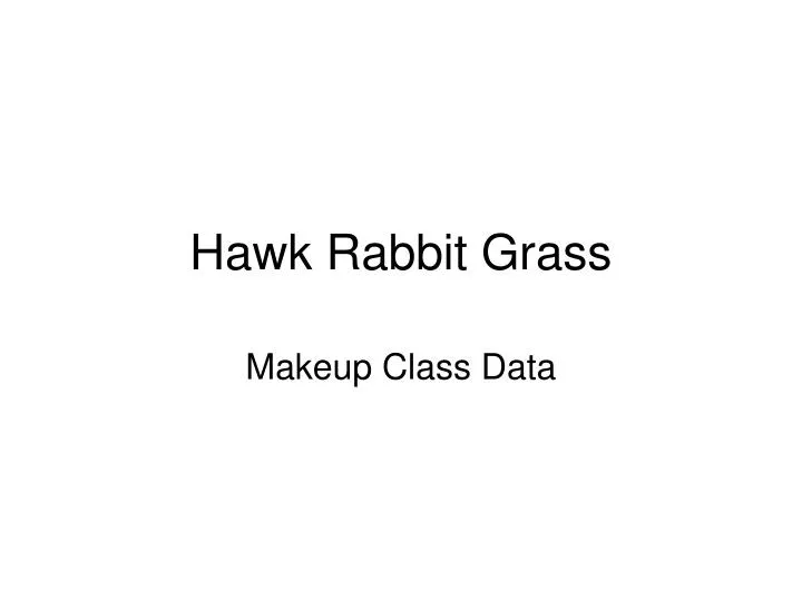 hawk rabbit grass