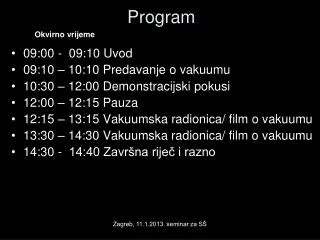 program