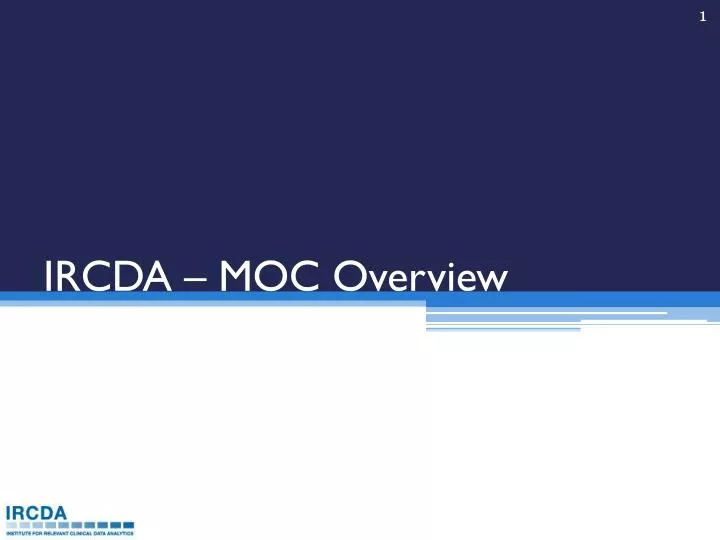 ircda moc overview