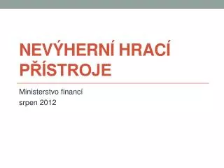 nev hern hrac p stroje