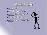 Exploring Atomic Theory: History & Discoveries - slide 1