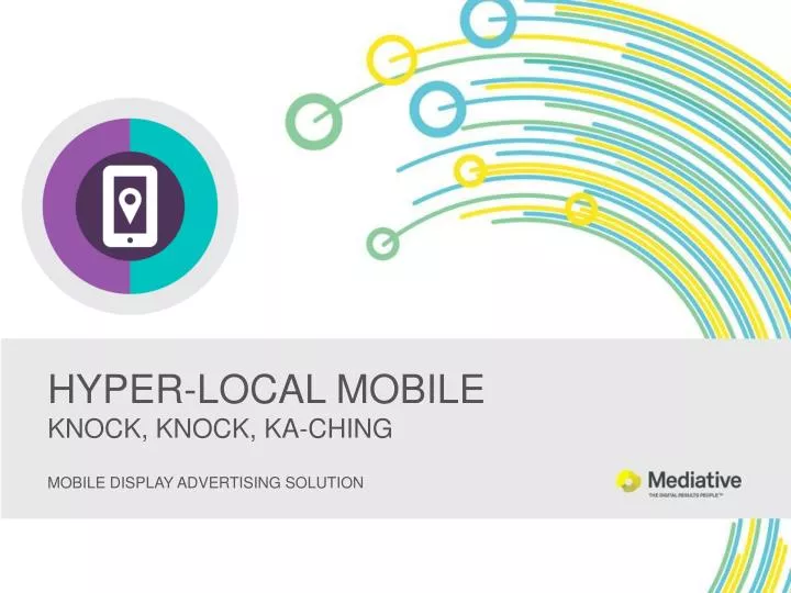 hyper local mobile knock knock ka ching