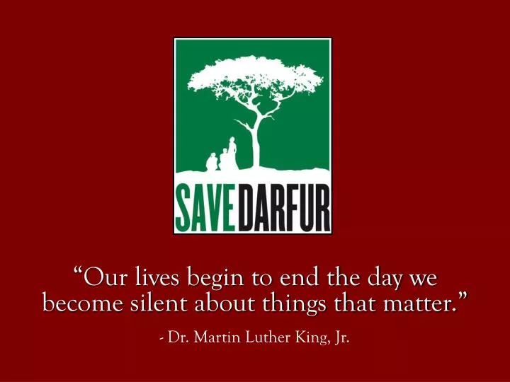our lives begin to end the day we become silent about things that matter dr martin luther king jr