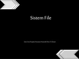 sistem file