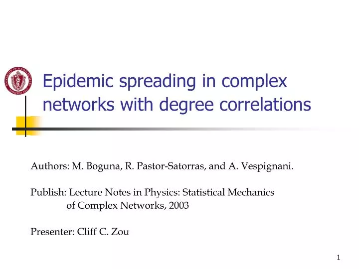 epidemic spreading in complex networks with degree correlations