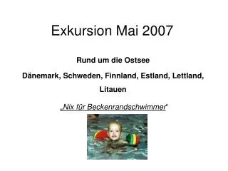 exkursion mai 2007