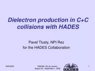 Dielectron production in C+C collisions with HADES