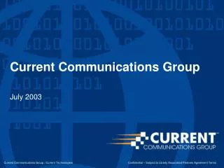 Current Communications Group