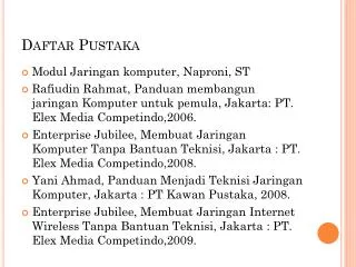 daftar pustaka