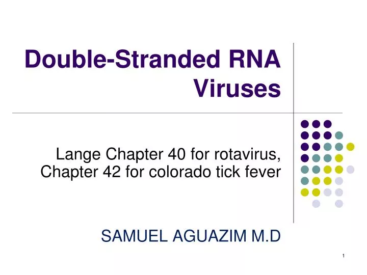 double stranded rna viruses